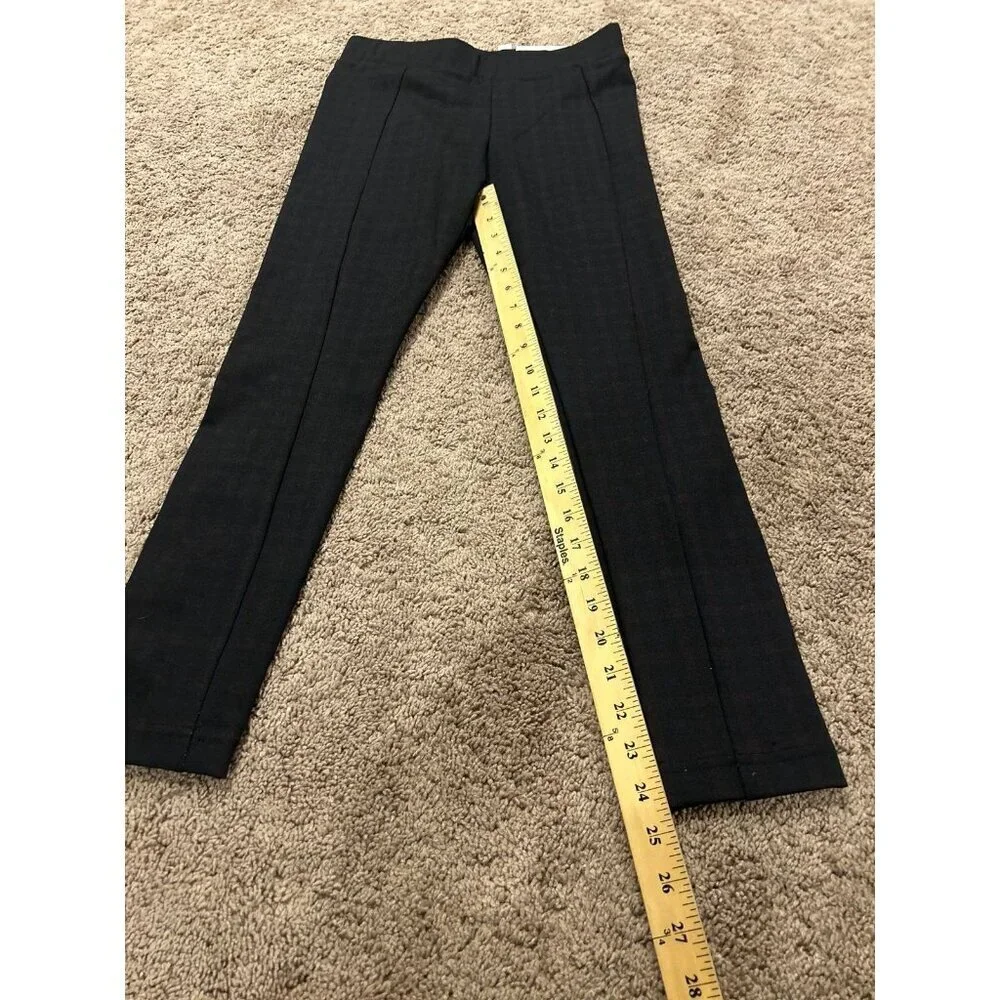 Ann Taylor NEW pants the perfect pull on pleated Navy/Maroon stretch SZ SM
